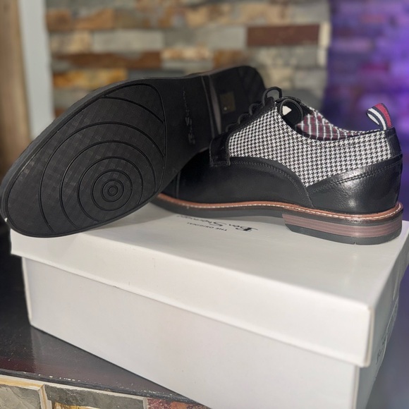 Ben Sherman Brent Cap Toe Oxford Dress Shoes Black  display picture 1